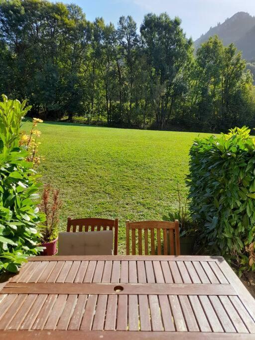 Апартаменты Rez De Jardin / Pieds Des Pistes Бернекс Экстерьер фото